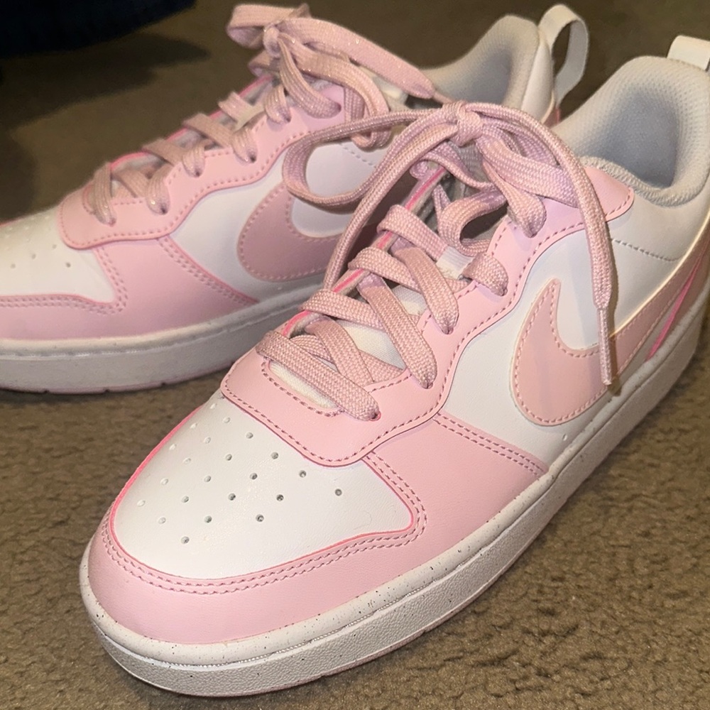 Nike Light Pink and White Sneakers
